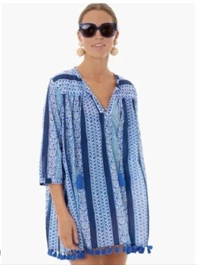 Roller Rabbit Barre Serafina Tunic Cover Up Size XXS